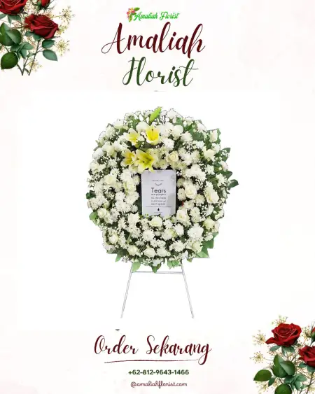 Krans Bunga Duka Putat Gede